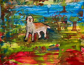 dog kids artwork